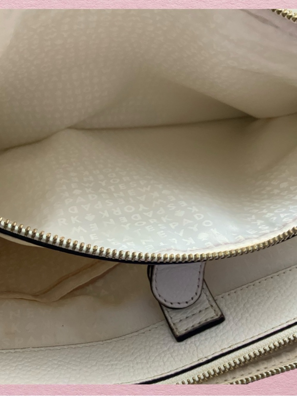 Kate Spade Leather Mulberry St Leighann Tote in Soft White - Picture 8 of 11